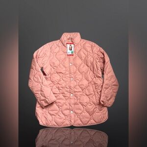 32 Degrees Women's Quilted Waterproof Jacket Color Pink Size Medium.